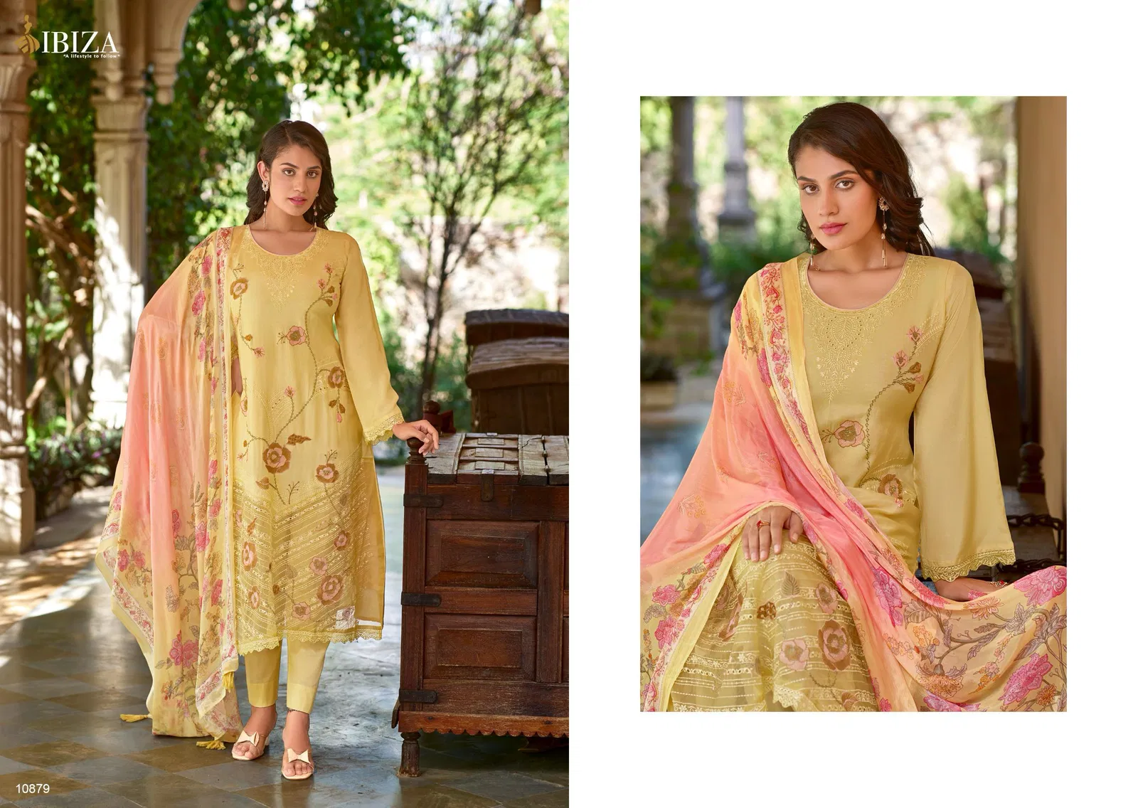 Arnica By Ibiza Bambarg Muslin Designer Salwar Kameez Exporters In India